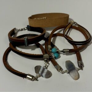 Leather bracelets